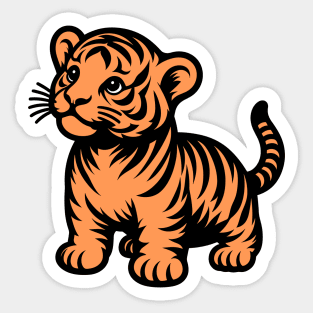 Tiger Cub Sticker